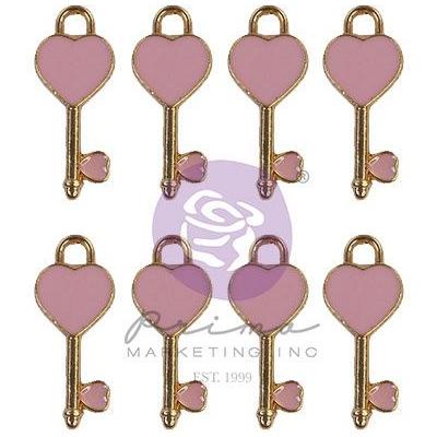 Prima Marketing Magic Love Charms - Heart Keys